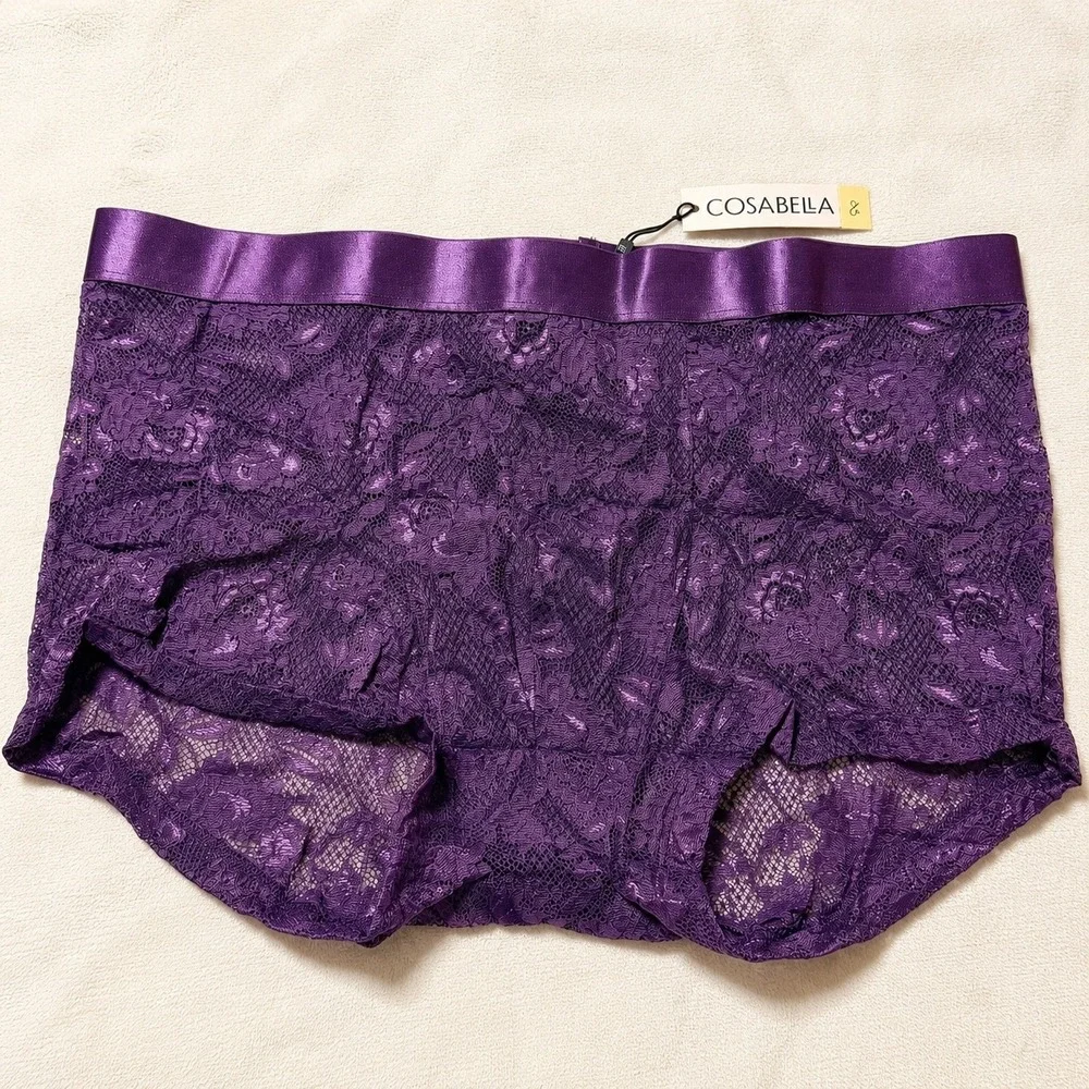 COSABELLA Men's Classic Trunk Purple Lace Underwear - XL‎ / NWT